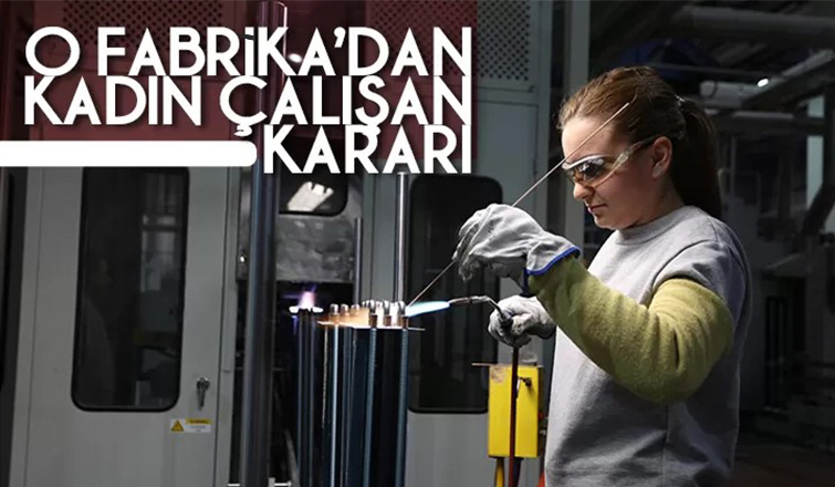 Hendek'teki fabrikadan kadın çalışan kararı