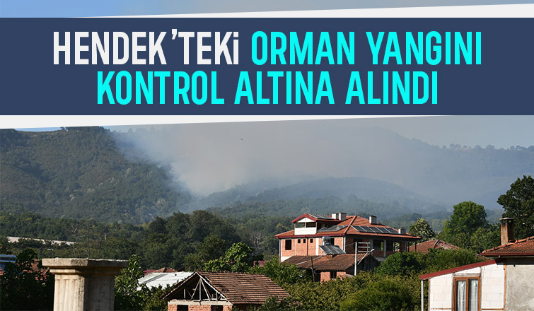 Hendek'teki orman yangını kontrol altında