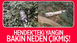 Hendek'teki yangının çıkış nedeni belli oldu