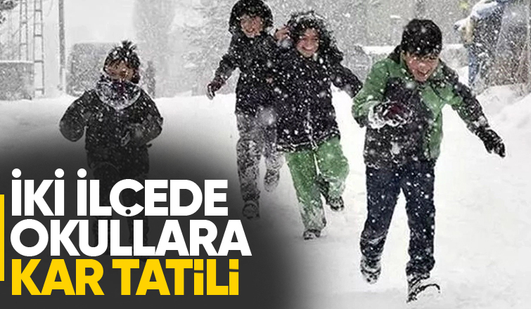 Hendek ve Akyazı'da okullara kar tatili