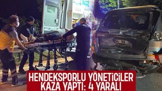 Hendeksporlu yöneticiler ölümden döndü
