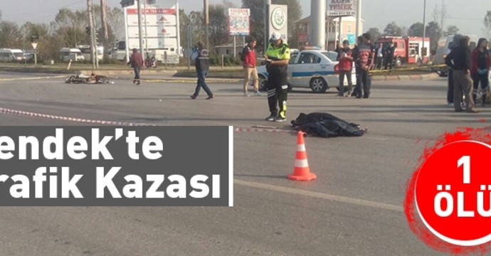 Hendek'te Trafik Kazası  1 Ölü