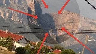 Her yıl görülen Atatürk silüeti bu yıl da görüldü