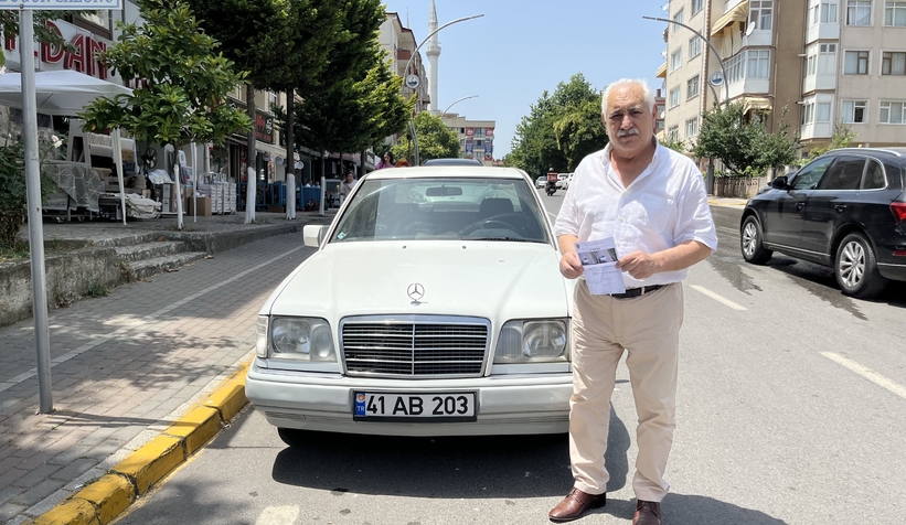 Hiç gitmediği Tokat'tan gelen trafik cezası maaşına haciz koydurdu