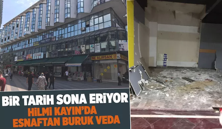 Hilmi Kayın İş Merkezi'nde esnaf iş yerlerini boşaltıyor
