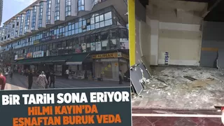 Hilmi Kayın İş Merkezi'nde esnaf iş yerlerini boşaltıyor