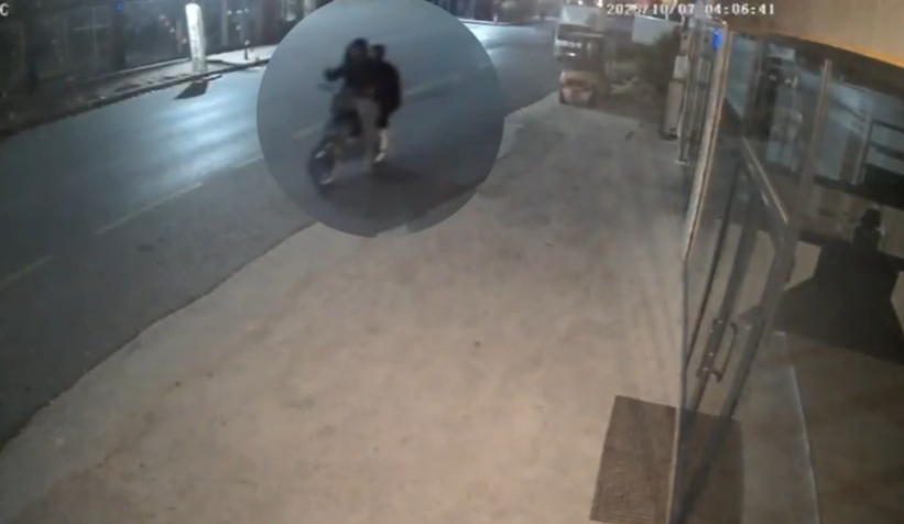 Hırsızlar böyle görüntülendi