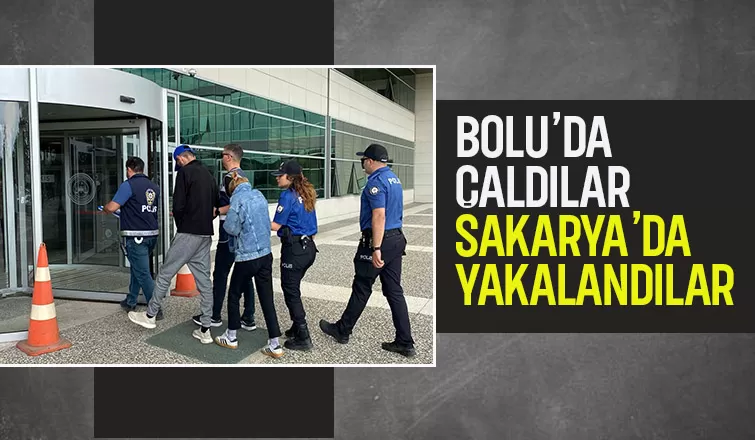 Hırsızlar Sakarya da yakalandı