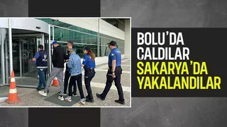 Hırsızlar Sakarya da yakalandı