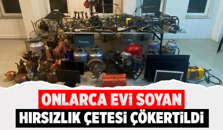 Hırsızlık çetesini jandarma çökertti