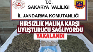 Hırsızlık mallarına karşı uyuşturucu sağlamış