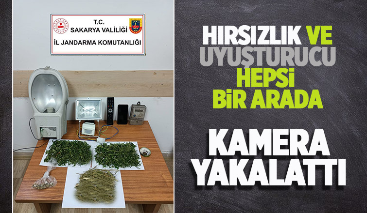Hırsızlık şüphelisi uyuşturucuyla yakalandı