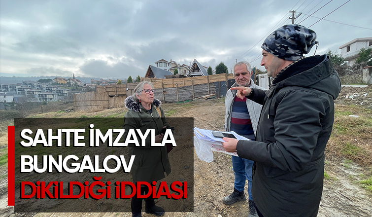 Hissedarlardan habersiz arsaya bungalov dikildiği iddiası