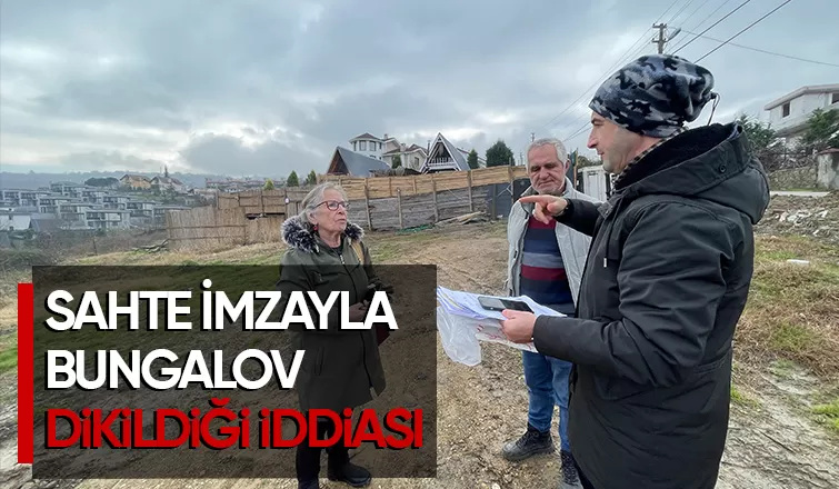 Hissedarlardan habersiz arsaya bungalov dikildiği iddiası