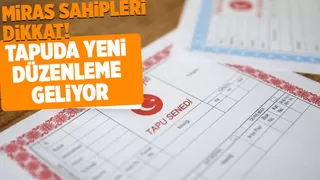 Hisseli tapu devrinde yeni düzenleme