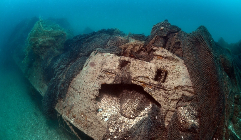 Hitlerin denizaltısı U-20, hayalet ağlara teslim