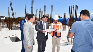 Hızırtepe'de 24 Derslikli okul inşaatı hızla yükseliyor