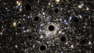 Hubble, ufak bir kara delik kümesini ortaya çıkardı