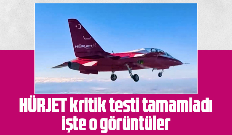 HÜRJET iniş takımları kapalı şekilde ilk uçuşunu gerçekleştirdi!
