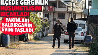 Husumetlisi tarafından bıçaklanan genç ağır yaralandı