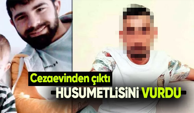 Husumetlisini evinin bahçesinde silahla vurdu