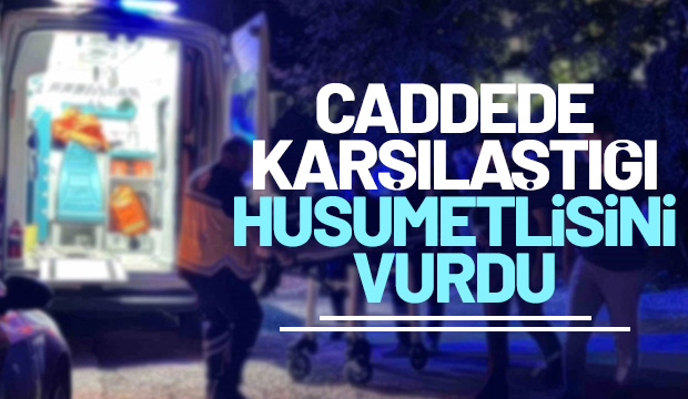 Husumetlisini silahla vurdu