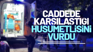 Husumetlisini silahla vurdu