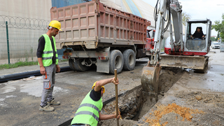 İbrahim Kangal Caddesi’nin altyapısı yenileniyor