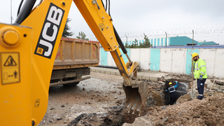 İbrahim Kangal Caddesi’nin yağmur suyu hattı yenileniyor