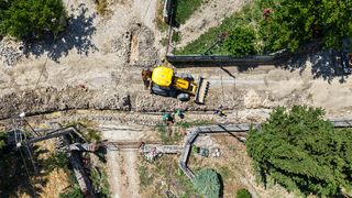 İçdedeler'e 2,5 kilometrelik güçlü altyapı