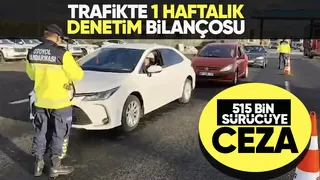 İçişleri Bakanlığı açıkladı: Ekim ayında 2 milyon 855 bin araç denetlendi