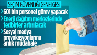 İçişleri Bakanlığı'ndan 'seçim tedbirleri' genelgesi