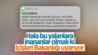 İçişleri'nden dolandırıcılık uyarısı