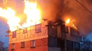 İftar vakti yangın paniği; Alev alev yandı