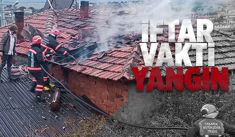 İftar vakti yangın paniği