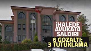 İhalede avukata saldırdılar