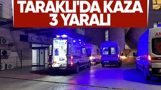 İki aracın karıştığı kazada 3 kişi yaralandı