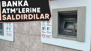 İki bankanın ATM'sine saldırı