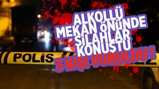 İki grubun kavgasında 3 kişi silahla vuruldu