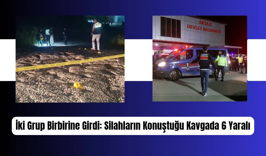 İki grup arasında silahlı kavga 1'i ağır 6 yaralı