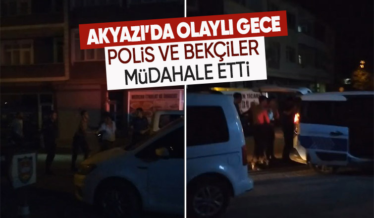 İki grup birbirine girdi