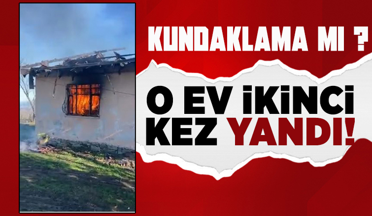 İki günde ikinci kez yandı