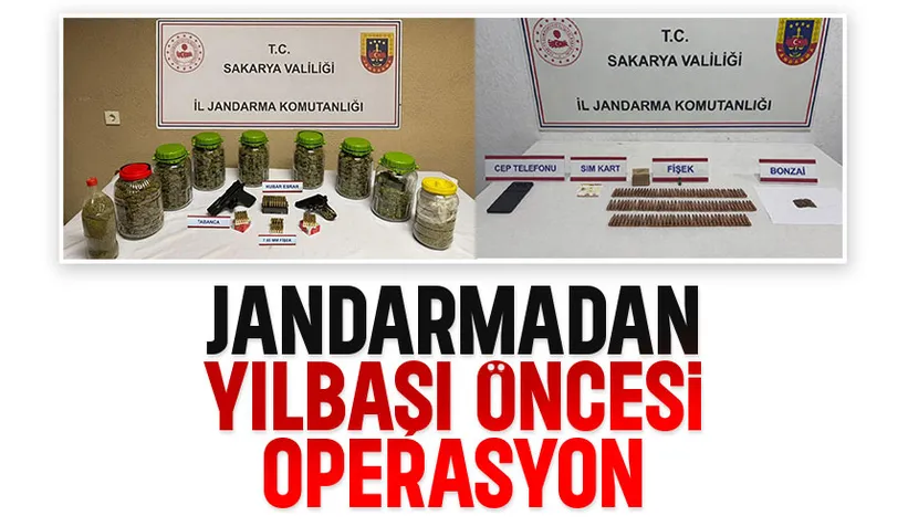 İki ilçede silah ve uyuşturucu operasyonu