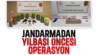 İki ilçede silah ve uyuşturucu operasyonu