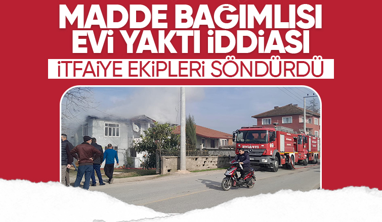 İki Katlı Evde Yangın