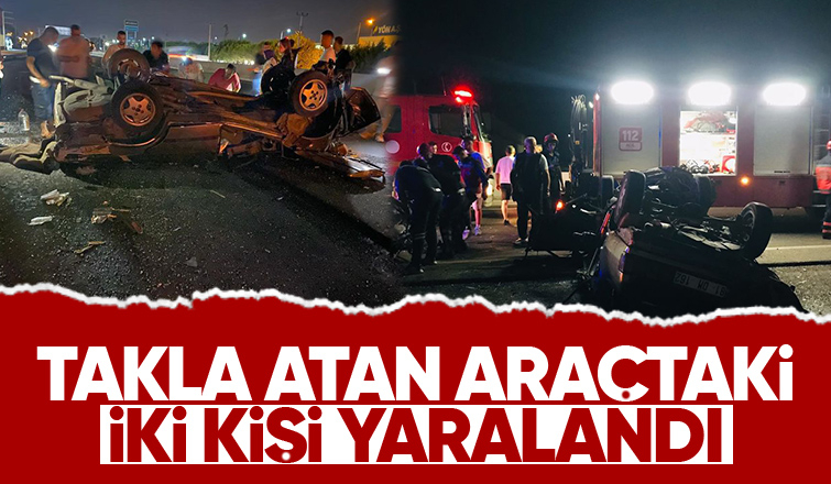  İki kişinin yaralandığı kazaya neden olan sürücü kaçtı