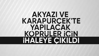 İki mahallede köprü yapılacak