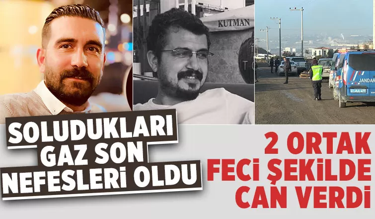 İki ortağın feci ölümü