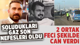 İki ortağın feci ölümü