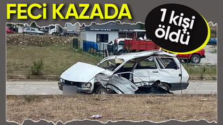 İki otomobil çarpıştı: 1 ölü, 1 yaralı